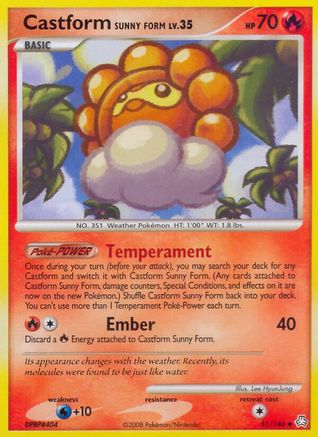 Castform Sunny Form 051/146 - Uncommon