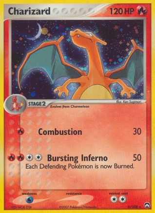 Charizard 006/108 - Holo Rare - Holofoil