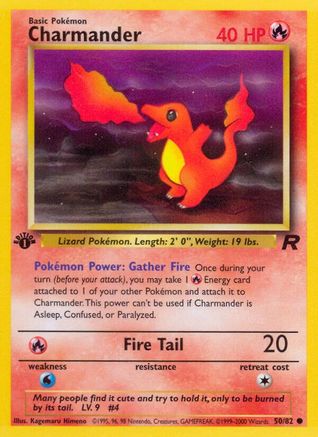 Charmander 050/82/82 - Common - 1st Edition