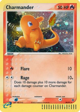 Charmander 098/97 - Secret Rare - Holofoil