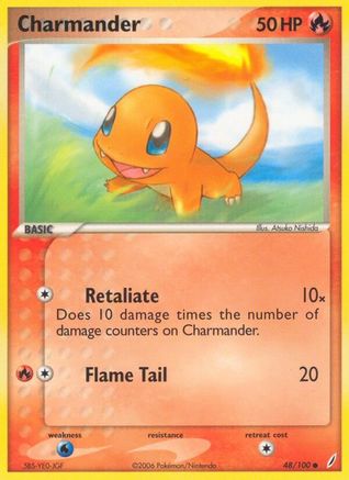 Charmander 048/100/100 - Common