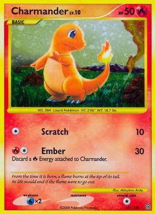 Charmander 101/100 - Secret Rare - Holofoil