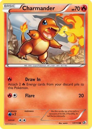 Charmander 017/113/113 - Common