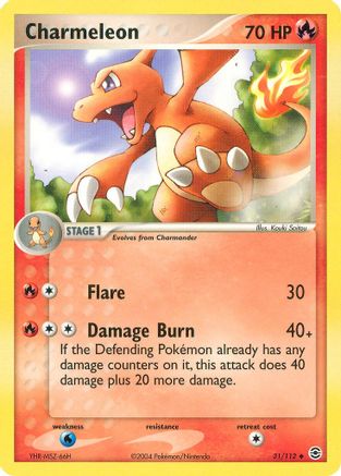 Charmeleon 031/112/112 - Uncommon