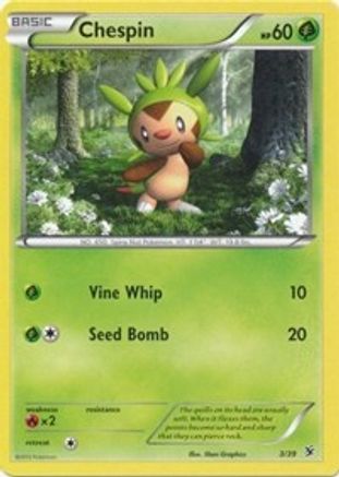 Chespin 003/39 - Common