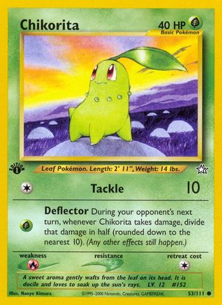 Chikorita (53) 053/111/111 - Common - 1st Edition