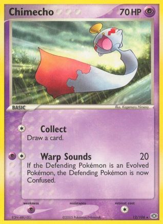 Chimecho 012/106 - Rare - Reverse Holofoil