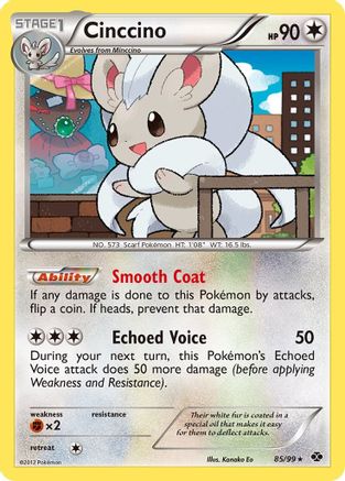 Cinccino 085/99 - Holo Rare - Holofoil