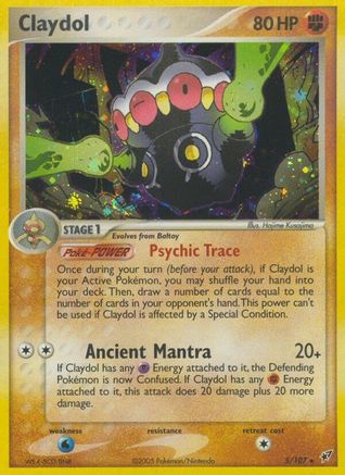 Claydol 005/107 - Holo Rare - Holofoil