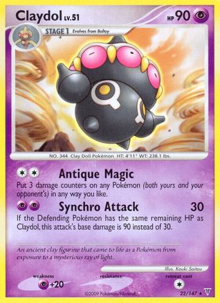 Claydol 022/147 - Rare