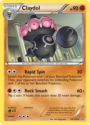 Claydol 064/124 - Rare