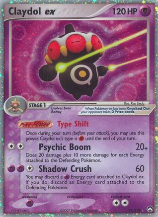 Claydol ex 093/108 - Ultra Rare - Holofoil