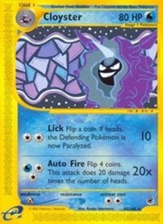 Cloyster (42) 042/165 - Rare