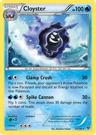 Cloyster 032/146 - Rare
