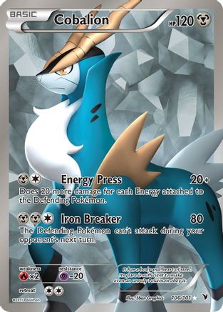 Cobalion (100 Full Art) 100/101 - Ultra Rare - Holofoil