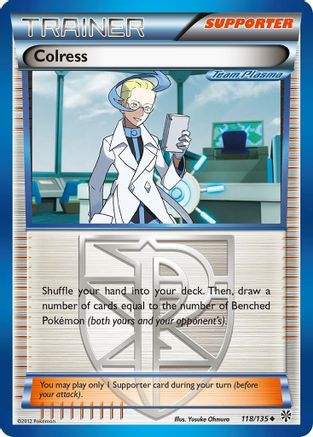 Colress (Team Plasma) 118/135/135 - Uncommon