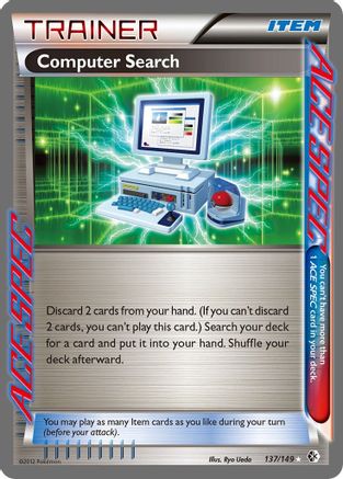 Computer Search 137/149/149 - Rare Ace - Holofoil