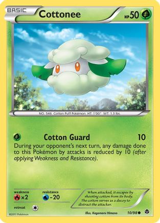 Cottonee (10) 010/98 - Common