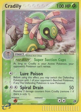 Cradily 003/100 - Holo Rare - Holofoil