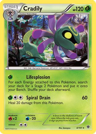 Cradily 004/101 - Rare