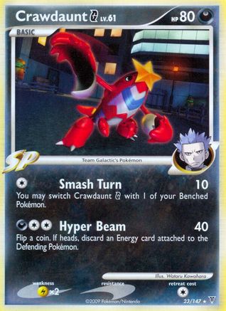 Crawdaunt G 023/147 - Rare