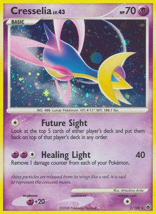 Cresselia 002/100 - Holo Rare - Holofoil