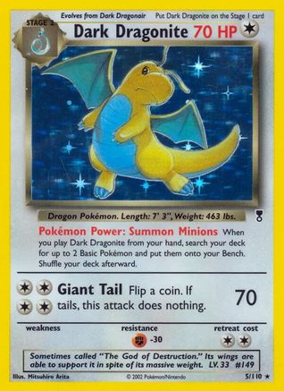 Dark Dragonite 005/110 - Holo Rare - Holofoil