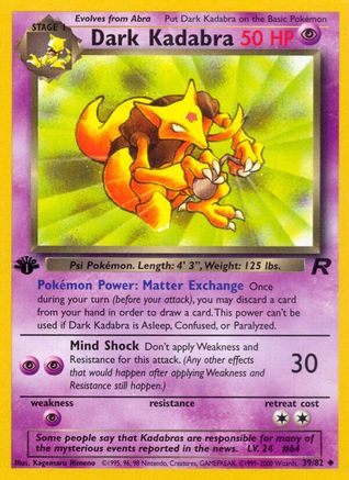 Dark Kadabra 039/82/82 - Uncommon - Unlimited