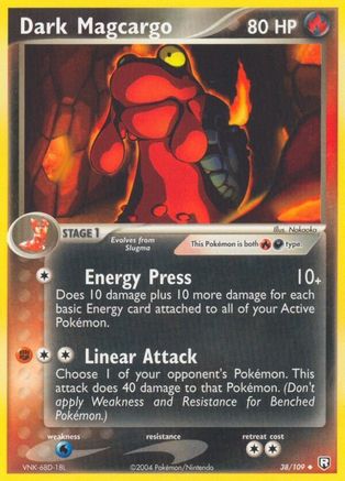 Dark Magcargo 038/109 - Uncommon - Reverse Holofoil