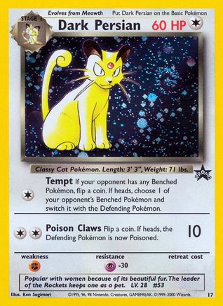 Dark Persian 017/53/53 - Promo - Holofoil