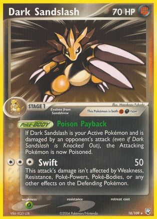 Dark Sandslash 018/109 - Rare