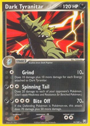 Dark Tyranitar 019/109/109 - Rare