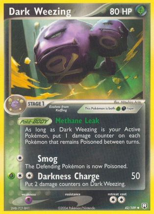Dark Weezing 042/109 - Uncommon - Reverse Holofoil