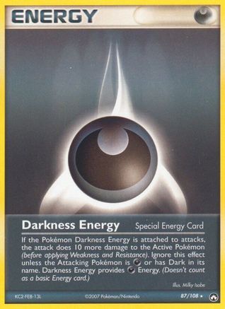 Darkness Energy (Special) 087/108/108 - Rare