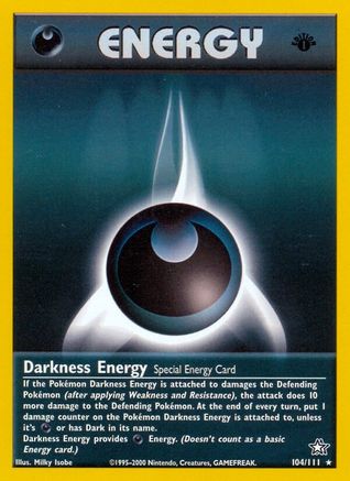 Darkness Energy 104/111/111 - Rare - Unlimited