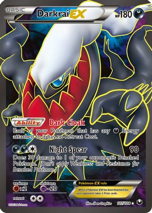 Darkrai EX (107 Full Art) 107/108 - Ultra Rare - Holofoil