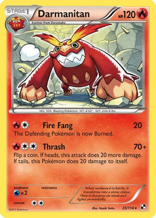 Darmanitan 025/114/114 - Rare