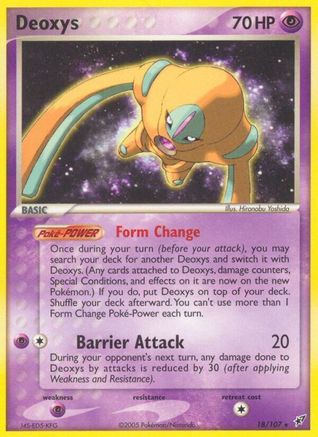 Deoxys (Defense Forme) 018/107 - Rare