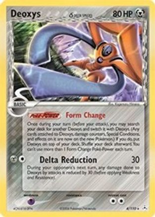 Deoxys (Delta Species - Defense Forme) 004/110 - Holo Rare - Holofoil