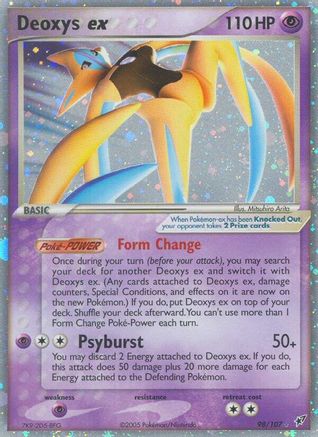 Deoxys ex (Attack Forme) 098/107 - Ultra Rare - Holofoil