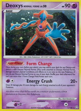 Deoxys Normal Forme 001/146 - Holo Rare - Holofoil