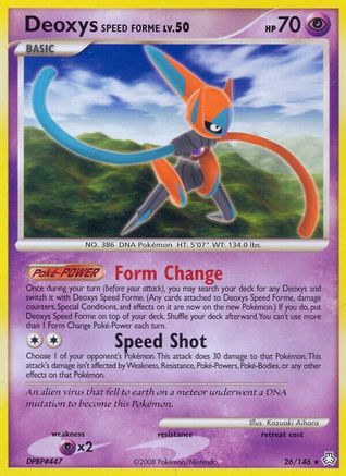 Deoxys Speed Forme 026/146 - Rare