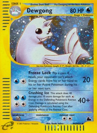 Dewgong (H6) 0H6/144 - Holo Rare - Holofoil