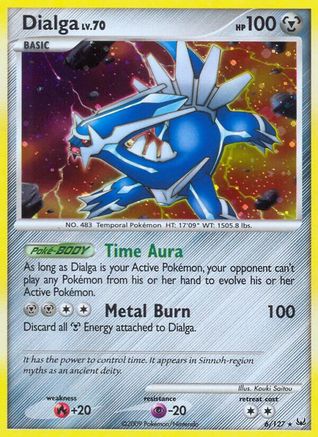 Dialga (6) 006/127 - Holo Rare - Holofoil