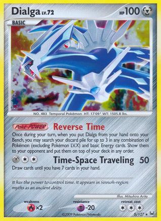 Dialga (5) 005/127 - Holo Rare - Holofoil