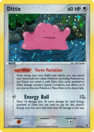 Ditto 004/112 - Holo Rare - Holofoil