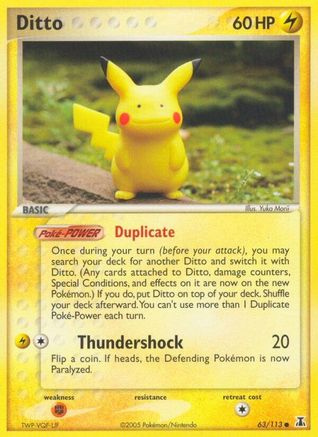 Ditto 063/113/113 - Common - Reverse Holofoil