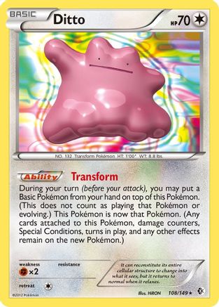 Ditto 108/149 - Holo Rare - Holofoil