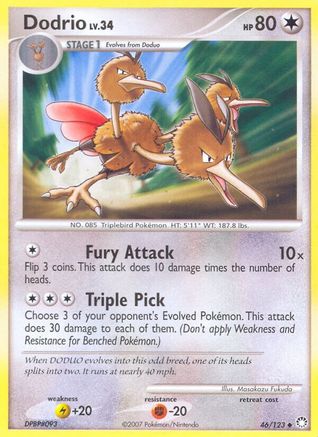 Dodrio 046/123 - Uncommon