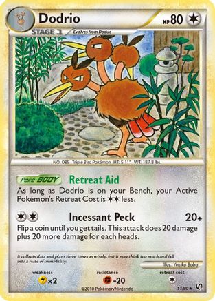 Dodrio 011/90 - Rare
